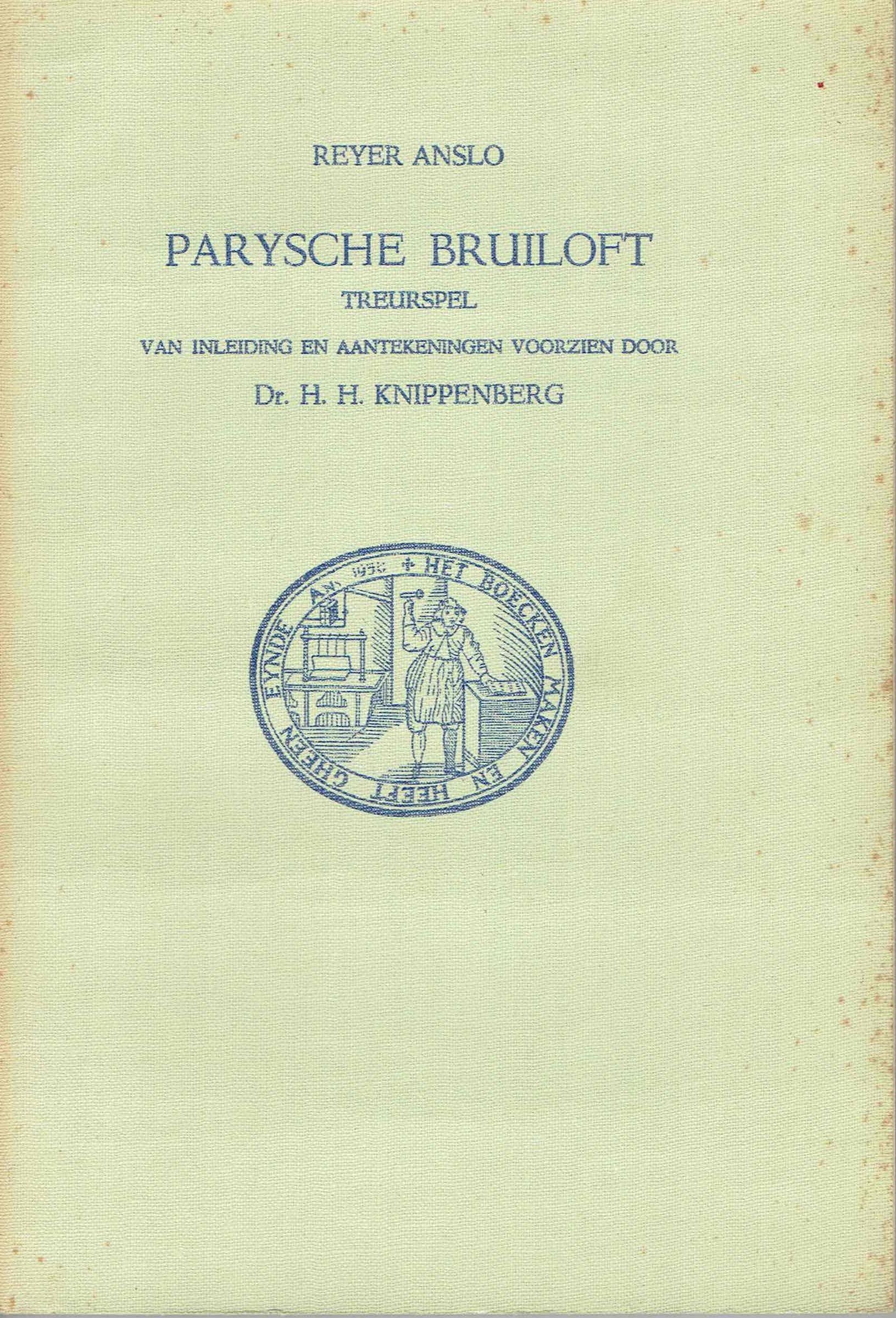 ill. De Parysche bruiloft